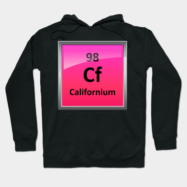 Californium Periodic Table Element Symbol Hoodie by sciencenotes